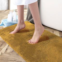 LUXEHOME INTERNATIONAL Gold Toned Cotton Anti-Skid Door Mat-image-13