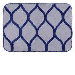 Saral Home Haven Blue & Grey Antiskid Bath-Door Mat-picture-23