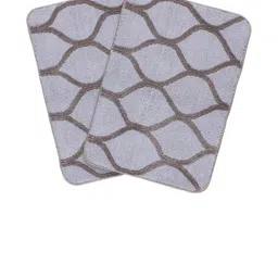 Saral Home Grey Set Of 2 Anti-Skid Doormats-18