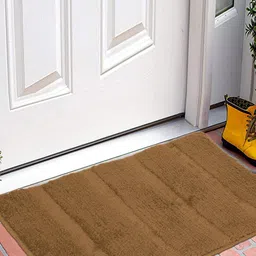 Kuber Industries Brown Striped Cotton Door Mat-image-81