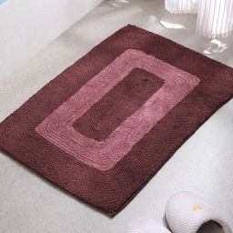 Gallery99 Maroon & Pink Colourblocked Anti-Skid Door Mats-18