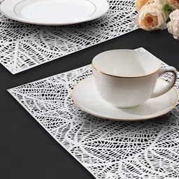 Dakshya Industries Sliver 2 Pieces Rectangular Table Placemats image 3