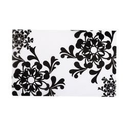 Dakshya Industries Black & White 6 Pieces Printed Rectangle Table Placemats image 4