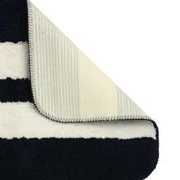 HOSTA HOMES Pack Of 2 Blue & White Striped Doormats image 3