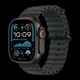Apple Watch Ultra 2 GPS+Cellular with Ocean Band (49mm Retina LTPO2 OLED Display, Black Titanium Case)-21