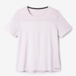 Women's breathable running T-shirt Dry+ Breath - mauve-image-1