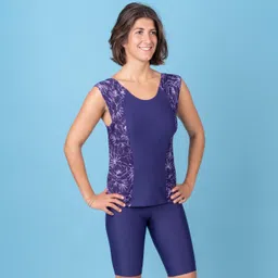 nabaiji Women's Swimsuit Una Tankini Pyva Comfortable & Stylish Mauve-picture-4