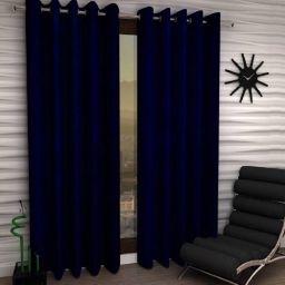 152 cm (5 ft) Polyester Semi Transparent Window Curtain (Pack Of 2)-6