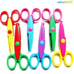 Kids Design Safety Art Scissors Creative Crafts Scissors Paper Decorative Wave Lace Edge Cutters Scissors-image-39