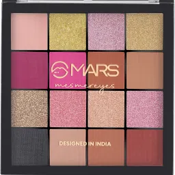mars 16 Shade Eyeshadow+4 Shade Matte Lipstick+Smudge Proof Mascara and Eyeliner-11 image 3