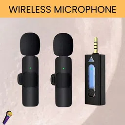guggu K35 Wireless Mic With Collar Microphone for YouTube/Vloging/Voice RecordingZ351 Microphone-picture-9
