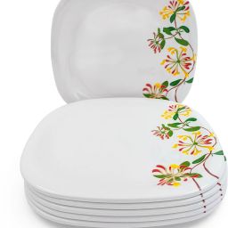 Food Grade Melamine | Botanic Flower (7.5 inches) | Tableware Quarter Plate-6