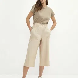 lc waikiki Women Beige Capri-picture-22