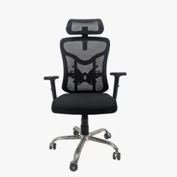Ergonomic High Back premium Chair for Office | Premium Spider base Mesh Office Adjustable Arm Chair-60