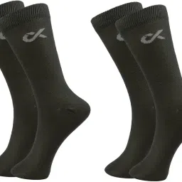 Men Solid Calf Length-18