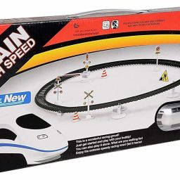 Metro High Speed Engine Train with Round Track Battery Operated Engine Train-image-58