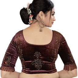 Round Neck Women Blouse-image-59
