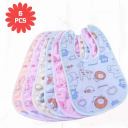 Infant Choice Soft Velvet Material Baby Bibs Multi-printed Washable and Reusable-image-9