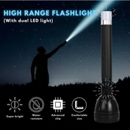 dazzel flex 2 IN 1 Rechargeable Waterproof Dual Mode Powerful Long-Range to 1 KM Flashlight Torch image 5