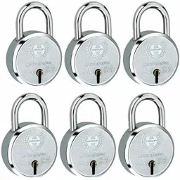 0656 J Supreme Round 50mm BCP Padlock with 7 Lever (Pack of 6) Padlock-15