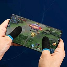 NOCXTUN B-SR67 Pubg Mobile Trigger Gaming Gamepad Sensitive Triggers L1 R1 Shooting Aim Button Joystick Gamepad Controller for All Smartphone (1 Pair Trigger + 1 Pair Sleeves + 1 Pc Mobile Stand) image 2