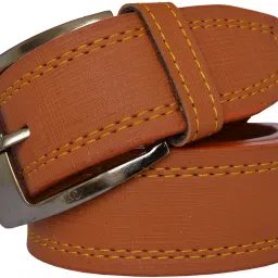 Men Formal Tan Synthetic Belt-image-25