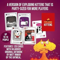 magnemite Exploding Kitten Party Pack Card Game for Kids and Adults image 4