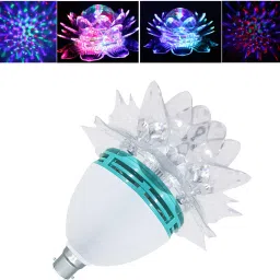 Lotus Disco Bulb Dj LED Bulb for Bedroom Party Home Birthday Diwali and Stage Single Disco Ball-23