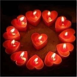 Heart Shape Design Tea Light Wax Candles Candle-image-52