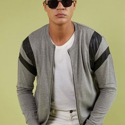 Campus Sutra Windcheater Cotton Bomber Jacket-13