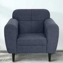 mintwud from pepperfry Rimsha 1 Seater Sofa In Spruce Blue Colour-picture-35