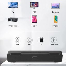MDB Dynamic Thunder Sound, 2400mAh battery, 10W output, and Stereo Sound 10 W Bluetooth Speaker image 4