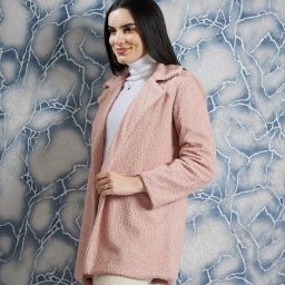 Suede Solid Coat For Women-image-24