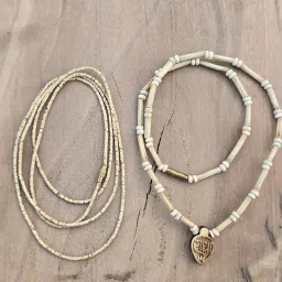 Tulsi mala Beads Wood Necklace-14