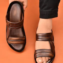 Eva Doctor chappal Daily use Leather office Partywear NonSlip Lightweight Men Slippers-picture-28