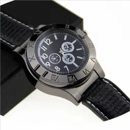 heyday enterprises USB Lighter Watch For Smoking For Men & Boys Lighter Watch For Cigarettes Fancy Visit Website www.myfirstdot.com Pocket Lighter image 2