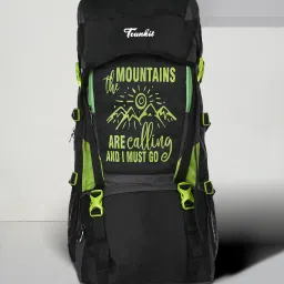 High Quality Water Resistance Trekking Hiking Travel Bag With Shoe Compartment Rucksack- 55 L-image-6
