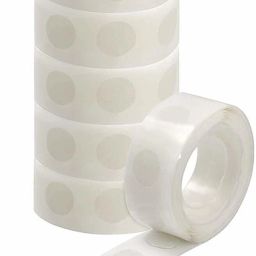 Solid 600PCS (6 Rolls) Double Sided Balloon Glue for Dots Sticker Adhesive Point Airwalker-image-25