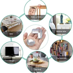 ridhhanal 8 PCS V shape Edge Protector for Furniture Table Corner Guards for Sharp Edges image 4