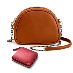 DailyObjects Structured Sling Bag & Zip Wallet-16