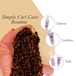 Curl up Set Of 2 Curl Defining Cream & Gel Combo - 150 g - 200 ml image 2