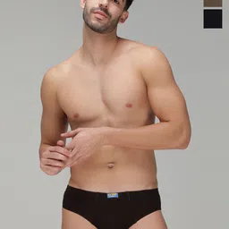 AMUL COMFY Pack Of 3 Mid Rise Pure Cotton Basic Briefs AC-CBRIIE-CB-NY-LBR-XL-3PC-picture-31