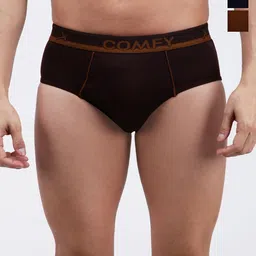 AMUL COMFY Pack Of 3 Mid Rise Pure Cotton Basic Briefs AC-CBRIOE-CB-NY-LBR-XL-3PC-picture-16