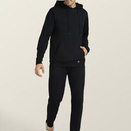 XYXX Men Black Cruze Hoodie & Joggers Set-image-2