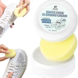AbajRH White Shoe Cleaning Cream Stain Remover for Shoes Canvas Canvas Shoe Cream-image-14