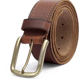 Men Casual, Party, Evening, Formal Brown Genuine Leather Belt-image-18