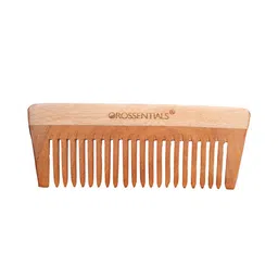 OROSSENTIALS Set Of 5 Biodegradable Neem Wooden Combs image 4