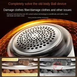 us1984 Lint Remover Shaver for all Clothes Rechargeable Fabric Shaver Tint Portable Lint Roller image 3