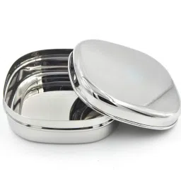 Stainless Steel Sleek Square Food Container Box /Lunch Dabba/Storage Container 1 Containers Lunch Box-27