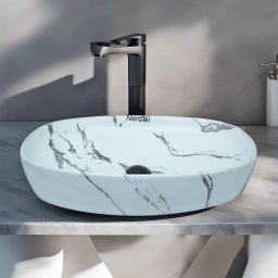 DESIGNER PREMIUM TABLE TOP COUNTER TOP WASH BASIN (24x15x5 inch) penta 1212 (Glossy) Table Top Basin-image-31